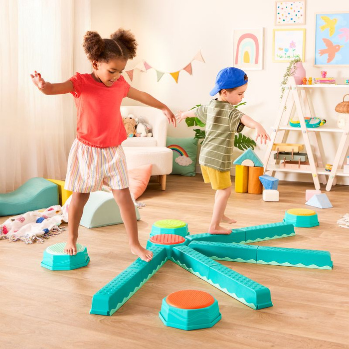 Kombinacyjna ścieżka sensoryczna Balance & Build Set B.Toys