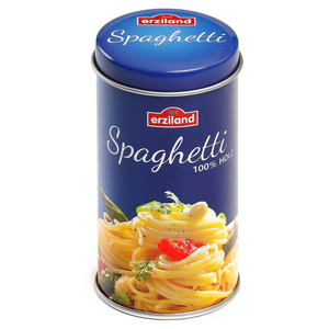 Drewniany makaron spaghetti do zabawy w dom sklep w puszce Erzi