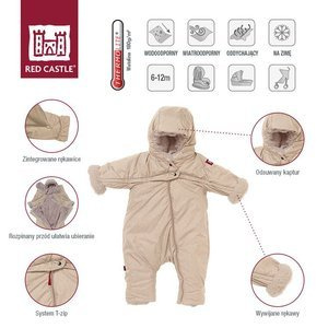 COMBI T-ZIP T2 6-12M HEATHER BEIGE