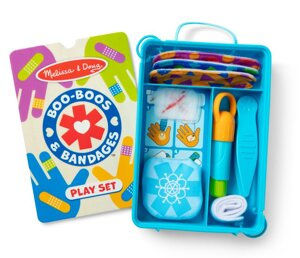 Domowa apteczka dla lalki misia Bandaże i plasterki na skaleczenia Melissa & Doug
