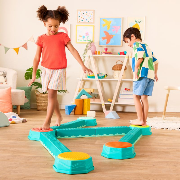 Kombinacyjna ścieżka sensoryczna Balance & Build Set B.Toys