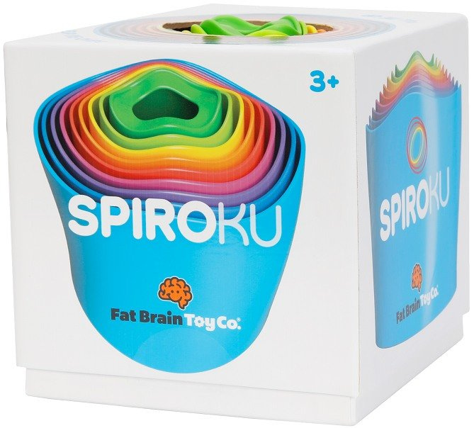 Łamigłówka z Cylindrami Wieża SpiroKu Fat Brain Toys 