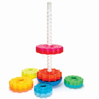 Zakręcona wieża sensoryczna SpinAgain MiniSpinny Fat Brain Toys