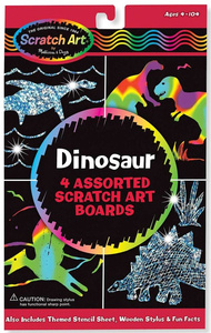 Wydrapywanka Dinozaury Scratch Magic Melissa & Doug