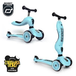  SCOOTANDRIDE Highwaykick1 2w1 Jeździk i hulajnoga 1-5 lat Blueberry