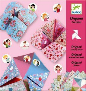 Artystyczny zestaw do origami i gra w "Wyzwanie"  Djeco