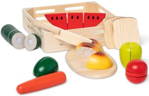 Drewniany zestaw do krojenia żywności Cutting Food Melissa & Doug