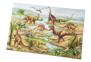 Duże puzzle podłogowe Dinozaury i ich naturalny krajobraz 48 el. Melissa and Doug