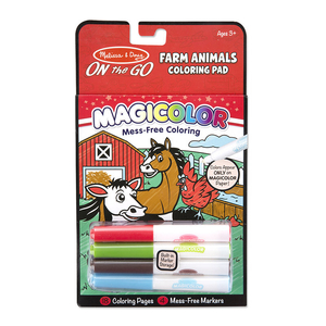 Książeczka do pokolorowania ze zwierzątkami Magicolor Farma Melissa and Doug