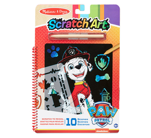 Książeczka ze zdrapywankami Psi Patrol Scratch Art Pad – Marshall Melissa and Doug