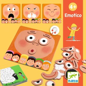 Magnetyczna gra edukacyjna dla dzieci Emotico Djeco rozpoznawanie emocji