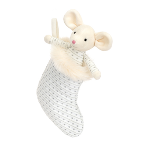 Myszka w Lśniącej Skarpecie 20 cm Jellycat pluszaki dla dzieci