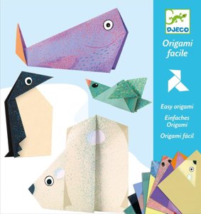 Origami dla dzieci zwierzęta polarne Djeco