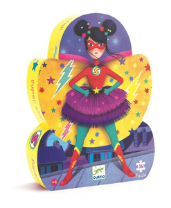 Puzzle kartonowe Super Star 36 el Djeco 