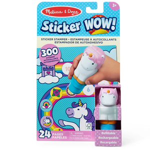 Sticker Wow książeczka Jednorożec stempel z naklejkami Melissa & Doug