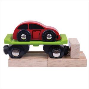 Wagon do przewozu aut Laweta Bigjigs Rail