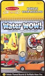 Wodna kolorowanka wielokrotnego użytku Water Wow Pojazdy Melissa & Doug