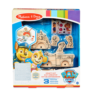 Zestaw figurek do malowania Psi Patrol Wooden Craft Kit – Vehicles Melissa and Doug