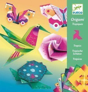 Zestaw kreatywny do origami Tropiki-neonowe Djeco