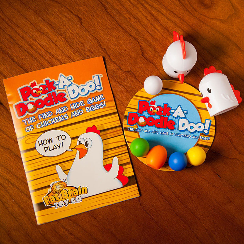 Fat Brain Toys - Gra kurnik Peek-A-Doodle Doo