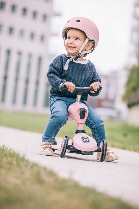  SCOOTANDRIDE Highwaykick1 2w1 Jeździk i hulajnoga 1-5 lat Rose