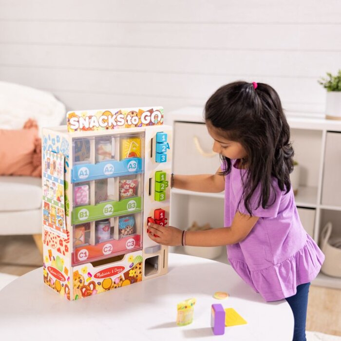 Automat z przekąskami Drewniane zabawki dla dzieci Melissa & Doug