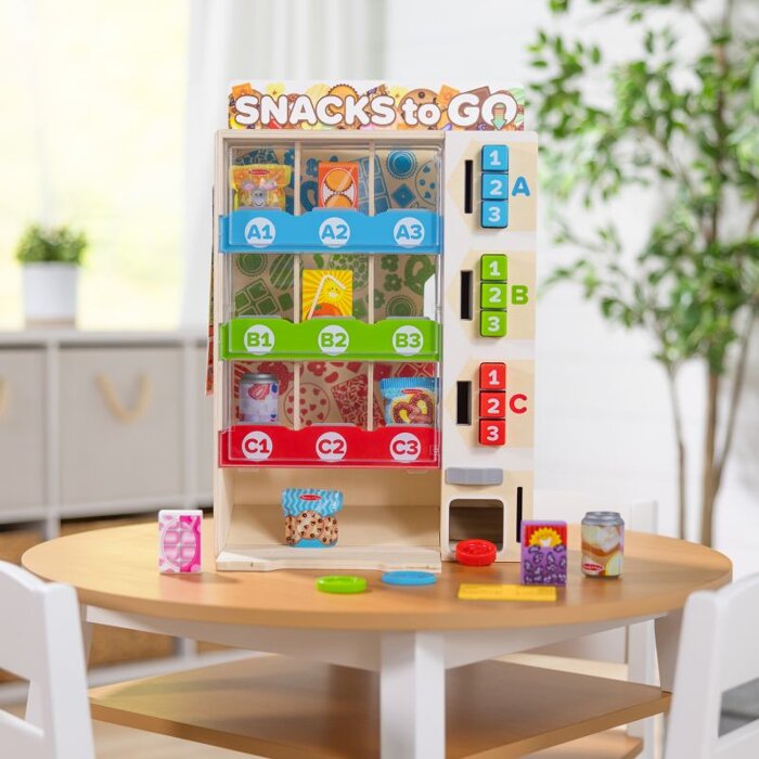 Automat z przekąskami Drewniane zabawki dla dzieci Melissa & Doug