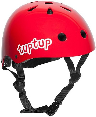 Czerwony kask rowerowy Tup Tup