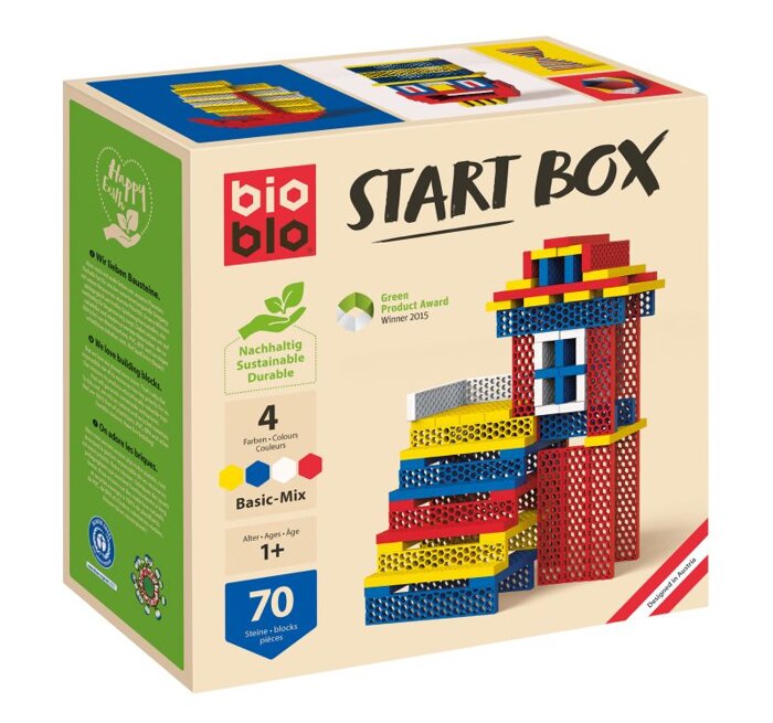 Klocki konstrukcyjne Start Box Bioblo 70 elementów Bioblo