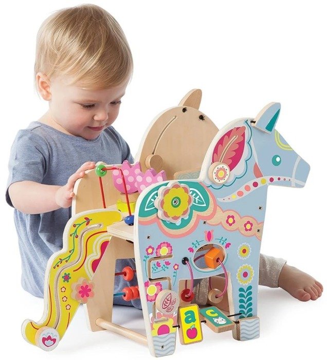 Kostka edukacyjna Kolorowy Pony Manhattan Toy