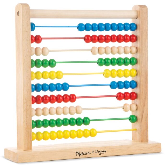 Liczydło drewniane dla dzieci 100 koralików Abacus Melissa & Doug