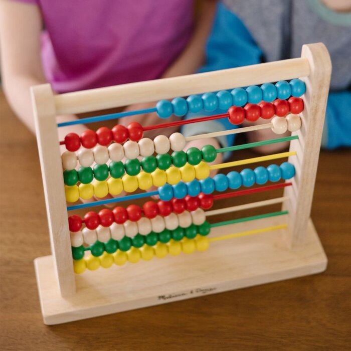 Liczydło drewniane dla dzieci 100 koralików Abacus Melissa & Doug