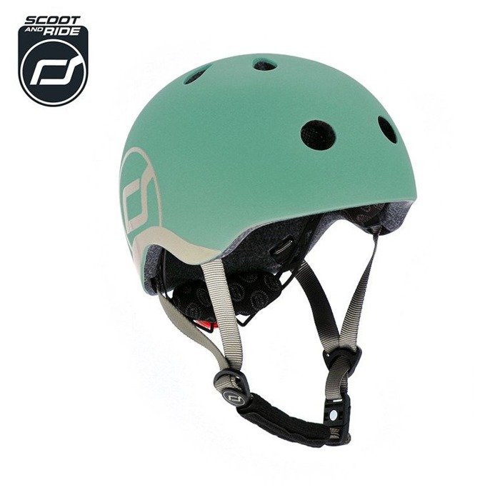 SCOOTANDRIDE Kask XXS-S dla dzieci 1-5 lat Forest