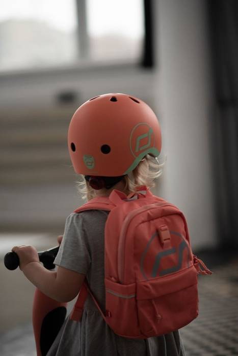 SCOOTANDRIDE Kask dla dzieci 1-5 lat Peach