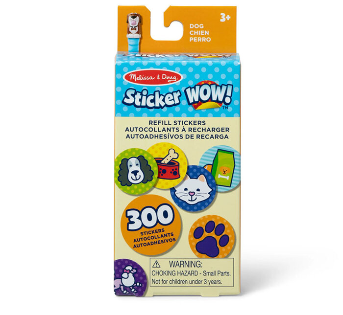 Sticker Wow Pies zestaw 300 naklejek uzupełniających Melissa & Doug