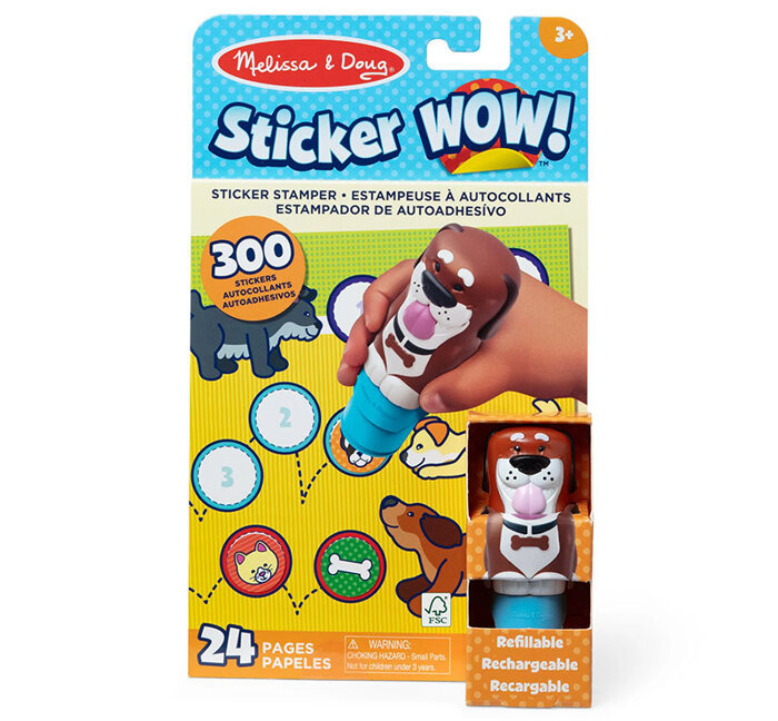 Sticker Wow książeczka Pies stempel z naklejkami Melissa & Doug