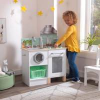 Drewniana kuchnia dla dzieci z pralką Whisk & Wash KidKraft