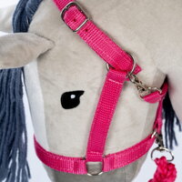 Halter i lina do Hobby Horse różowe dodatki do Hobby Horse Astrup