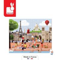 Puzzle w walizce Paryż 200 elementów 7+ Made in France Janod