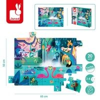 Puzzle z niespodzianką 20 elementów Uczta w dżungli Janod