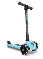 SCOOTANDRIDE Highwaykick 3 LED Hulajnoga składana ze świecącymi kółkami 3+ Blueberry