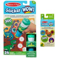 Stempel z Naklejkami 600 sztuk Dinozaur Sticker Wow dla Dzieci Melissa&Doug