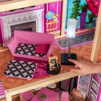 Wielki drewniany domek dla lalek z akcesoriami deluxe Shimmer Mansion KidKraft