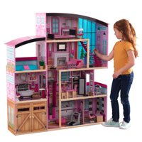 Wielki drewniany domek dla lalek z akcesoriami deluxe Shimmer Mansion KidKraft